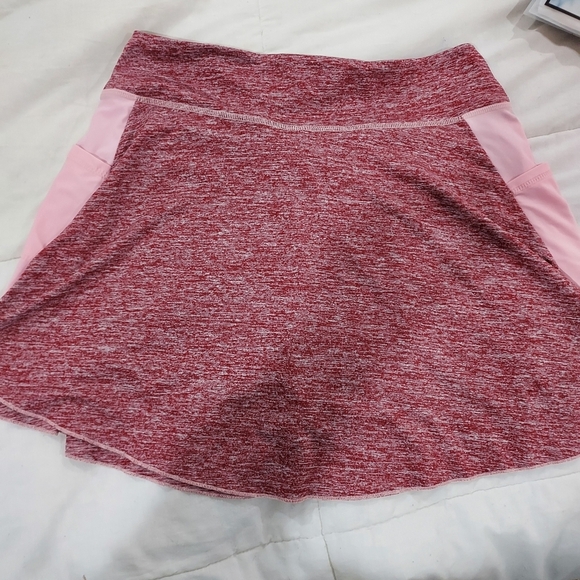 Women's Pink Athletic Skorts - Picture 1 of 5